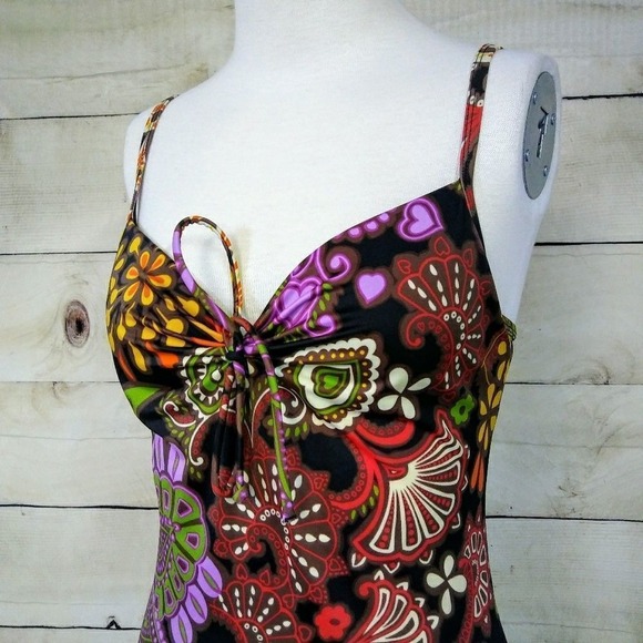 Victoria Secret Paisley 34A Padded Tank Top - Picture 2 of 5